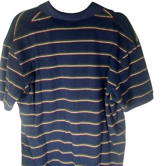 Ralph Lauren Blue Polo with Green and Red Accents - Picture 4 of 5